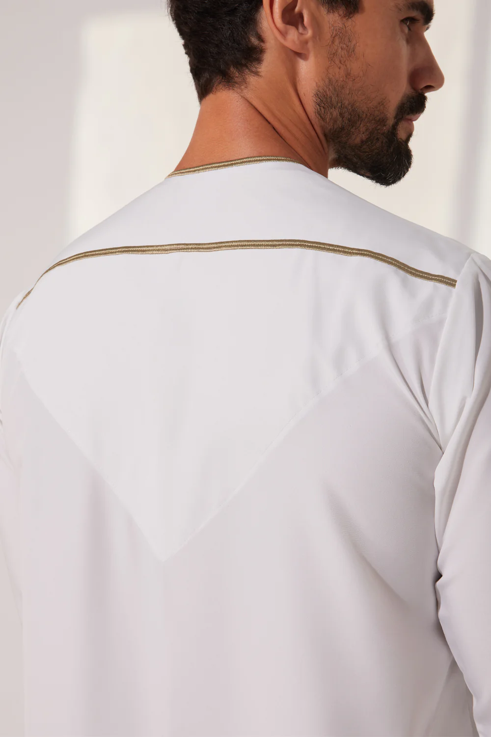 Emirati Light Cream Thobe - Image 3
